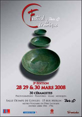 Festival ceramique 2008 -  Les Exposants - le Programme - les Photos